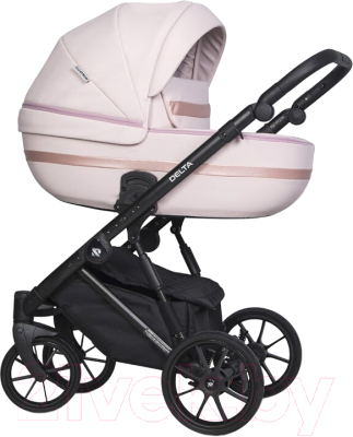 Детская универсальная коляска Riko Basic Delta Ecco 2 в 1 (14/светло-розовый)