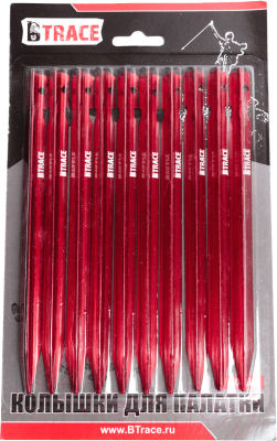 Изображение товара Набор колышков для палатки BTrace A0288