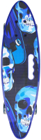 Скейтборд CosmoRide CS901 (пластиковый, черепа/скейты) - 