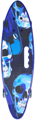 Скейтборд CosmoRide CS901 (пластиковый, черепа/скейты)