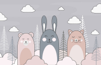 

Фотообои бесшовные Citydecor, Cute&Lovely 4