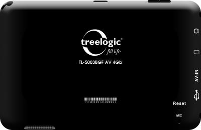 GPS навигатор Treelogic TL-5003BGF AV 4Gb - вид сзади
