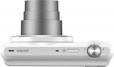 Компактный фотоаппарат Samsung WB35F (EC-WB35FZBPWRU, White) - вид сверху