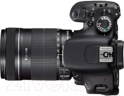 Зеркальный фотоаппарат Canon EOS 600D Triple Kit 18-55mm IS II + 75-300mm III USM + 50mm - вид сверху