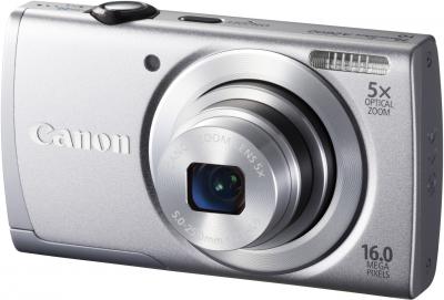 Компактный фотоаппарат Canon PowerShot A2600 (Silver) - общий вид