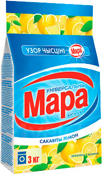 Стиральный порошок Мара Узор Чысцiнi Сочный лимон (3кг) - общий вид