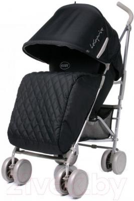 Детская прогулочная коляска 4Baby Le Caprice (черный) - вполоборота