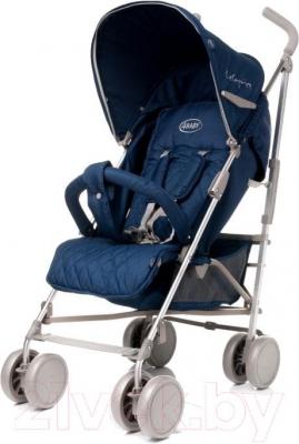 Детская прогулочная коляска 4Baby Le Caprice (синий) - общий вид