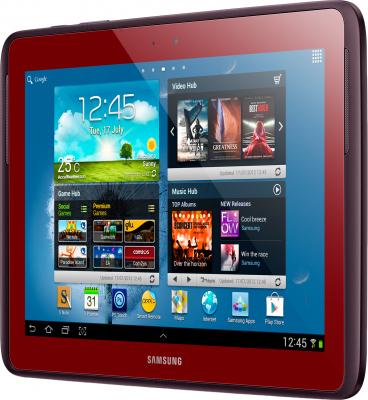 Планшет Samsung Galaxy Note 10.1 16GB 3G Garnet Red (GT-N8000) - общий вид