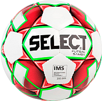 Мяч для футзала Select Futsal Samba / 852618-003 (белый/красный/салатовый/черный) - 