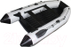 Надувная лодка Vivax Т360Р НДНД (с килем, серый/черный) - 