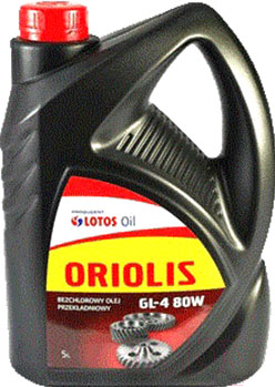 

Трансмиссионное масло Lotos, Oriolis API GL-4 SAE 80W