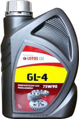 

Трансмиссионное масло Lotos, Semisyntetic Gear Oil GL-4 75W90