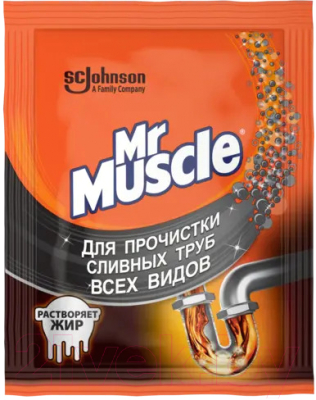 Средство для устранения засоров Mr. Muscle Гранулы (70г)