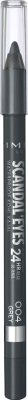 

Карандаш-кайал Rimmel, Серый, Scandal'eyes Waterproof Kohl Kajal тон 004