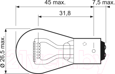 Изображение товара Автомобильная лампа Valeo 032205