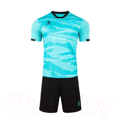 Футбольная форма Kelme Short Sleeve Football Suit / 8151ZB1003-368 (XL, бирюзовый)