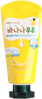 Пенка для умывания Welcos Kwailnara Banana Milk Cleansing Foam (137г) - 