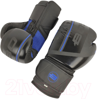 Боксерские перчатки BoyBo B-series (S, черный/синий)