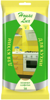

Влажные салфетки для дома Мультидом, House Lux для кухни №30 / 30652