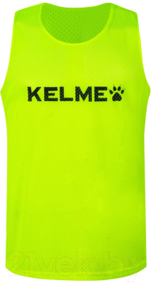 Манишка футбольная Kelme Adult Training Vest / 8051BX1002-930 (L, лимонный)