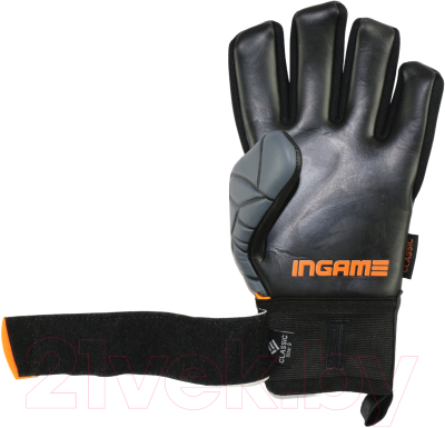 Перчатки вратарские Ingame Classic (р.9, черный/оранжевый)
