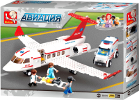 Конструктор Sluban Авиация. Медицинский состав / M38-B0370 (335эл)