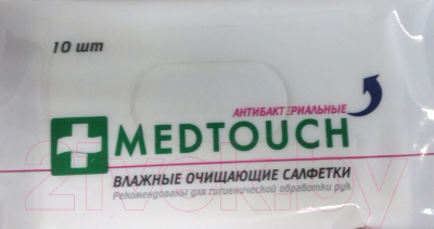 Влажные салфетки Medicalfort Medtouch антибактериальные (10шт)