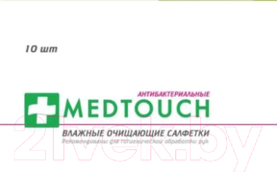 Влажные салфетки Medicalfort Medtouch антибактериальные (10шт)