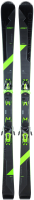 Горные лыжи с креплениями Elan Amphibio 12 C Power Shift & ELS 11.0 2021-22 / ABKGFW20 (р.160, черный/зеленый) - 
