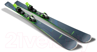 Горные лыжи Elan 2021-22 Amphibio 14 TI Fusion X & EMX 11.0 / ABJGFT20 (р.160, синий/зеленый)