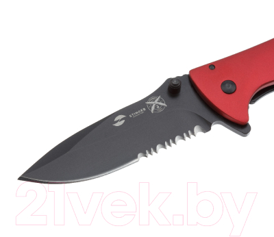 Нож складной STINGER FK-721RD (черно-красный)