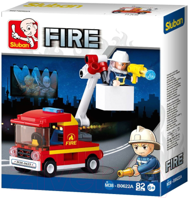 Изображение товара Конструктор Sluban Пожарный / M38-B0622A (82эл)