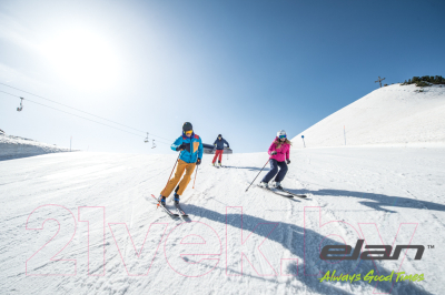 Горные лыжи с креплениями Elan 2021-22 Wms Element Light Shift & ELW 9.0 / ABMHPJ21 (р.152, черный/синий)