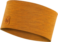 Повязка на голову Buff Merino Wide Headband Solid Mustard (129441.118.10.00) - 