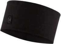 Повязка на голову Buff Merino Wide Headband Solid Black (129441.999.10.00) - 