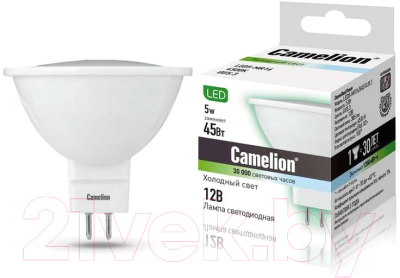 Лампа Camelion LED5-MR16-845-GU5.3 / 12026