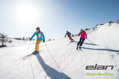 Горные лыжи с креплениями Elan 2021-22 Wms Element Light Shift & ELW 9.0 / ABMHPH21 (р.160, белый/черный)