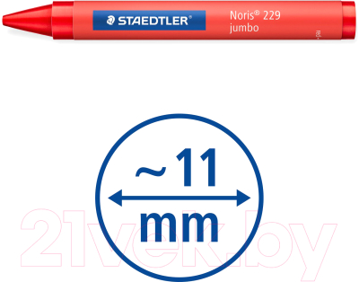 Восковые мелки Staedtler Норис / 229 NC12 (12цв)