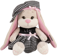 

Мягкая игрушка Jack&Lin, Зайка в клетчатом платьице и шапочке / JL-260-20