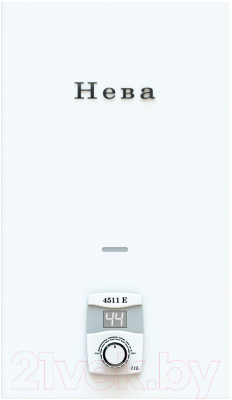 Газовая колонка Neva 4511Е с датчиком протока (белый)