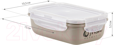 Изображение товара Контейнер Idea Фреш М1420 (0.4л, капучино)