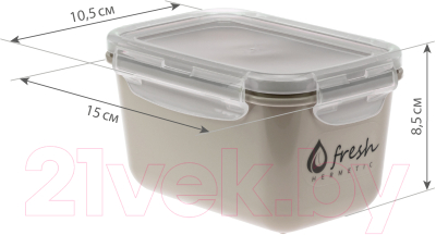 Изображение товара Контейнер Idea Фреш М1421 (0.7л, капучино)