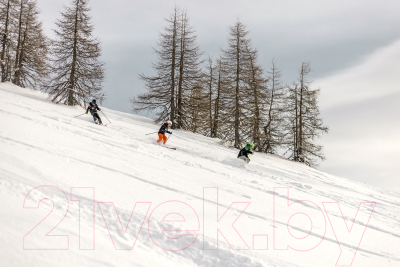 Горные лыжи с креплениями Elan 2021-22 Youth Jett Quick Shift 100-120 & EL 4.5 / AFDHSH21 (р.100, зеленый/синий)