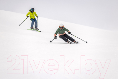 Горные лыжи с креплениями Elan 2021-22 Youth Jett Quick Shift 100-120 & EL 4.5 / AFDHSH21 (р.110, зеленый/синий)