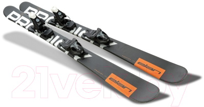 Горные лыжи с креплениями Elan 2021-22 Youth Prodigy Team Quick Shift & & EL 7.5 WB / AETGJW20 (р.145, серый/оранжевый)
