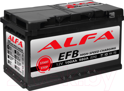 Автомобильный аккумулятор ALFA battery EFB R / ALefb 100.0 (100 А/ч)
