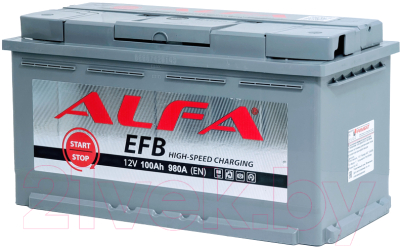 Автомобильный аккумулятор ALFA battery EFB R / ALefb 100.0 (100 А/ч)