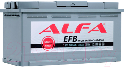 Автомобильный аккумулятор ALFA battery EFB R / ALefb 100.0 (100 А/ч)