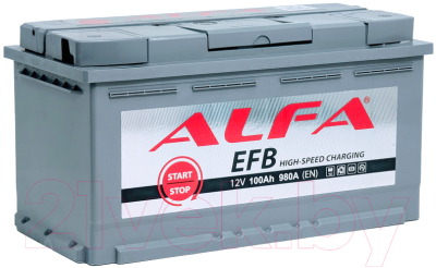 Автомобильный аккумулятор ALFA battery EFB R / ALefb 100.0 (100 А/ч)